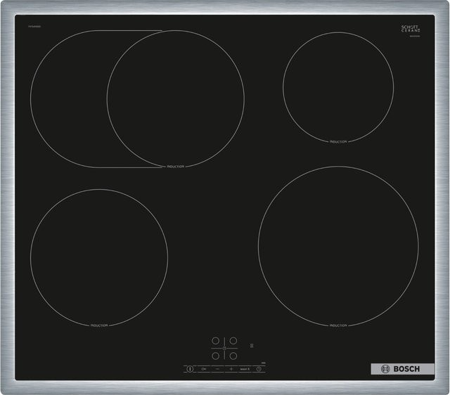 Bosch Serie 4 Autarkes Induktionskochfeld PIF64RBB5E in Schwarz und Silber - Bild 1