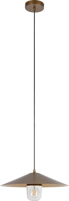baliv Moss Green Trend Pendelleuchte 1-flammig aus Metall und Glas in Antikgold und Grün, Durchmesser: 39 cm, Höhe: 120 cm - Bild 1