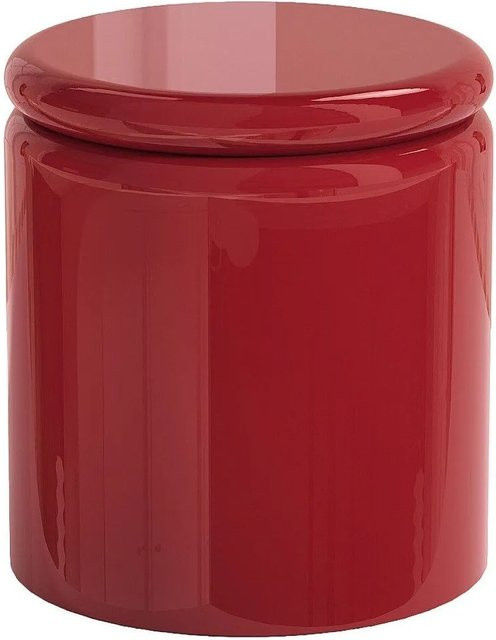 Beistelltisch Amofa Vente-unique in Rot, quadratisch, lackiert, B/T/H: 40 x 40 x 42,5 cm - Bild 1