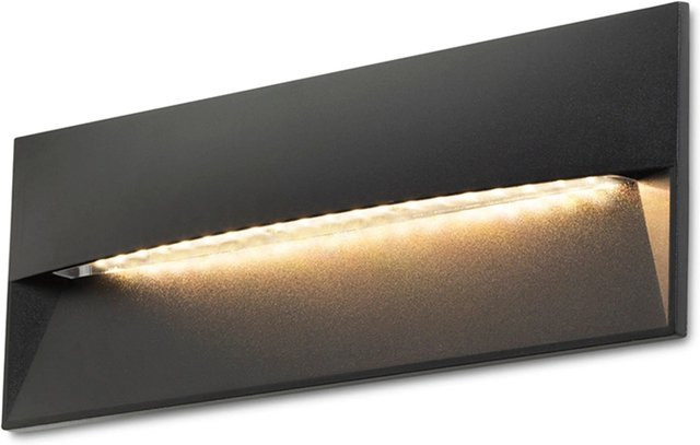 Rendl Außenleuchte Rep 27 LED Wandleuchte Schwarz IP65 10 W - Bild 1