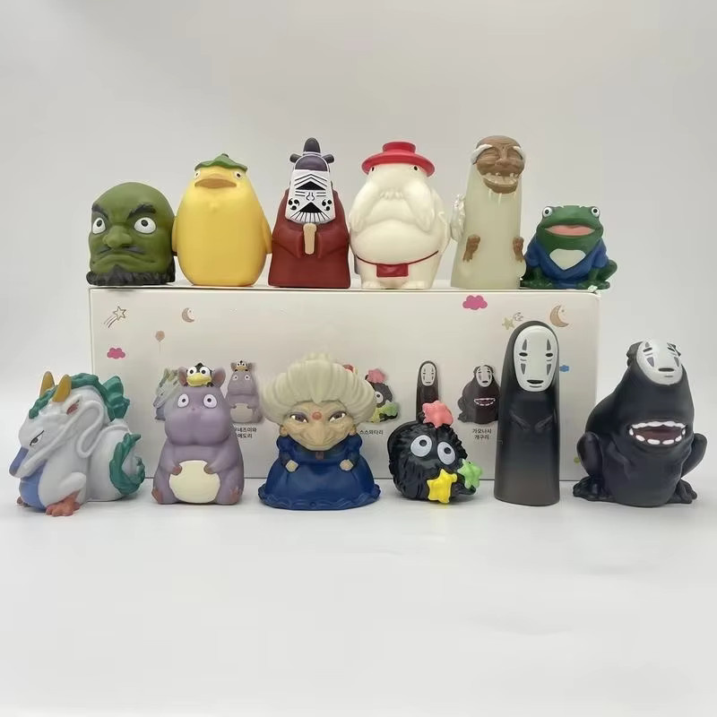 Banpresto Japanische Anime Weißer Drache Kohle Ball Elf Gesichtslose Männliche Finger Puppe, Set / Bundle - Bild 1