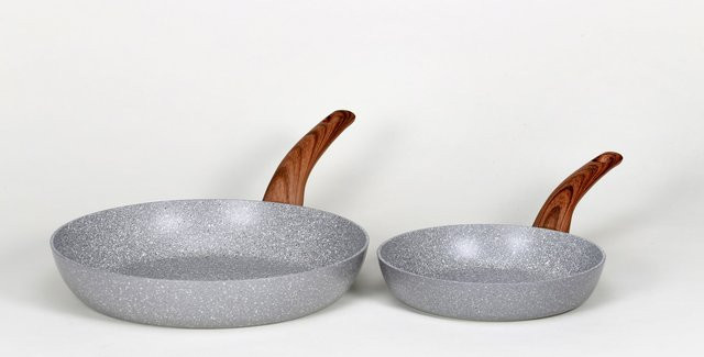 2-teiliges Pfannenset Nevada in Grau mit Keramikbeschichtung, Durchmesser: 20 cm und 28 cm - Bild 1