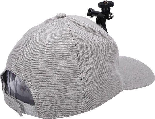 ZuiyouPet1 Baseballkappe mit Action-Kamera-Halterung für ONE X X2 X3 X4 Kameras in Grau - Bild 1