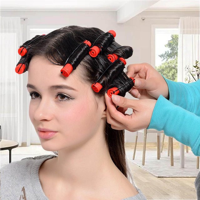 Youhua Lockenwickler, 12 Stück, Rot, Unisex - Bild 1