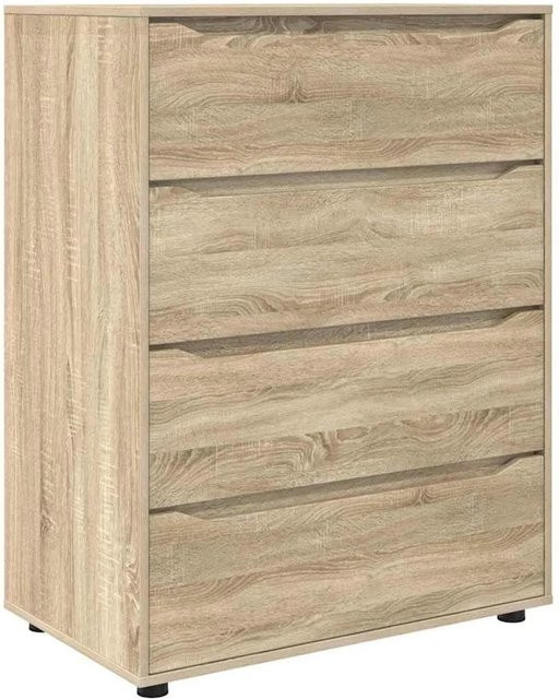 vidaXL Stauraumschränke Set 2 Stück Sonoma-Eiche, B/T/H: 80 x 48 x 105 cm - Bild 1