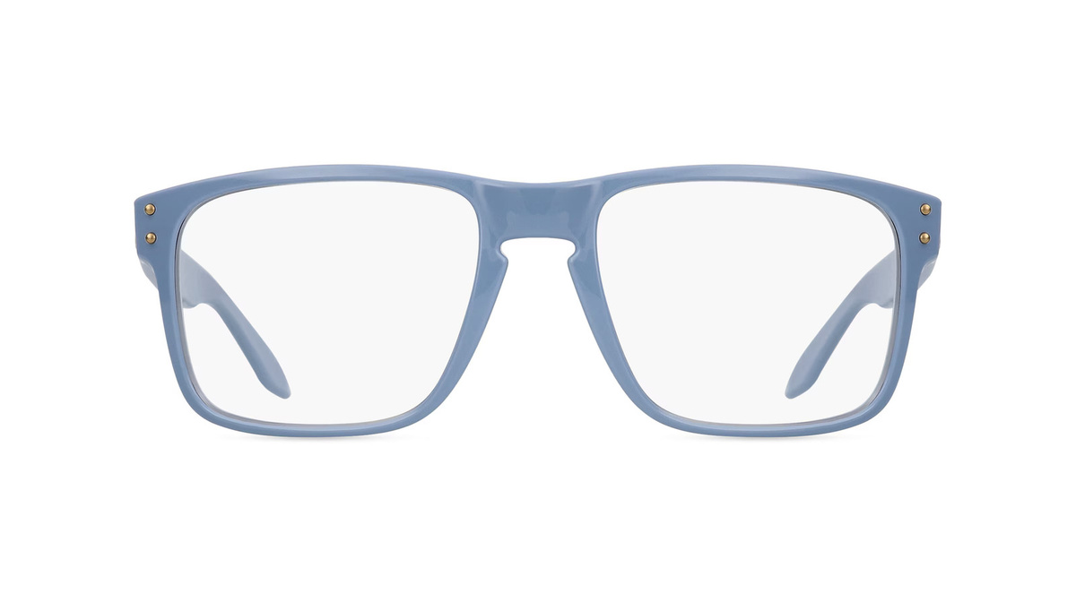 Oakley OX8156 Korrektionsbrille, Vollrand, Quadratisch, Kunststoff, Herren, blau, grau - Bild 1