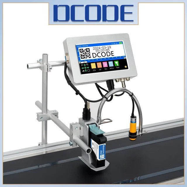 DCODE 170PLUS Industrial Thermal Inkjet Printer für Text, QR-Codes, Barcodes und Logos mit 12,7/25,4 mm Druckhöhe - Bild 1
