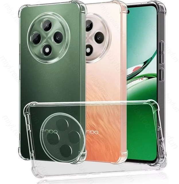 Stoßfeste TPU Schutzhülle für OPPO Reno12F und Reno12FS 5G in Transparent/Klar - Bild 1