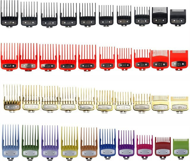 Wahl Haar Clipper Grenze Guide Kamm, 8 Stück, Unisex - Bild 1