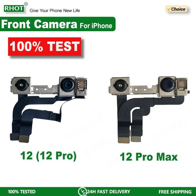 Apple Frontkamera-Flexkabel für iPhone 12, 12 Pro und 12 Pro Max inklusive Gesichts- und Näherungssensor in Schwarz - Bild 1