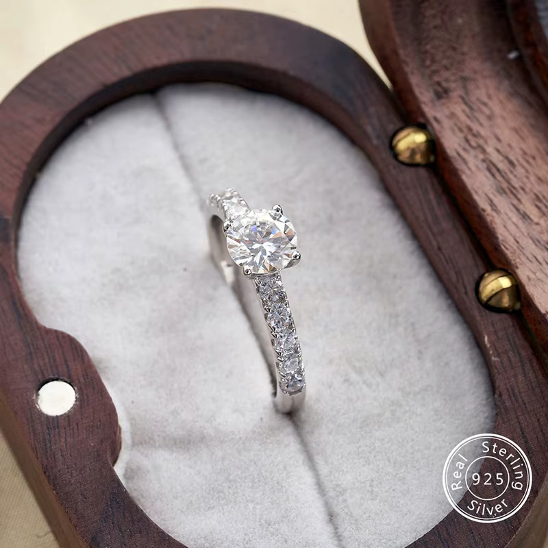 Joyce Kelly Damen-Ring, 925 Silber, Diamant, 1 Karat - Bild 4