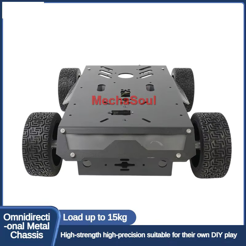 GoLingLing RC Panzer Roboterauto, Metallchassis, Gummi, DIY Kit - Bild 2