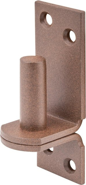 GAH Alberts Lochplatte Duravis Rostbraun Duplexbeschichtet B: 115 mm, H: 46,5 mm, T: 4 mm - Bild 1