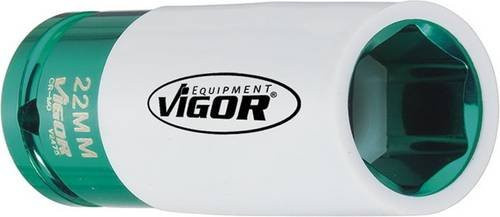 Vigour V2475 Schlagschrauber-Einsatz mit Außen-Sechskant Profil 22 mm und 1/2 Zoll Innenvierkant Antrieb - Bild 1