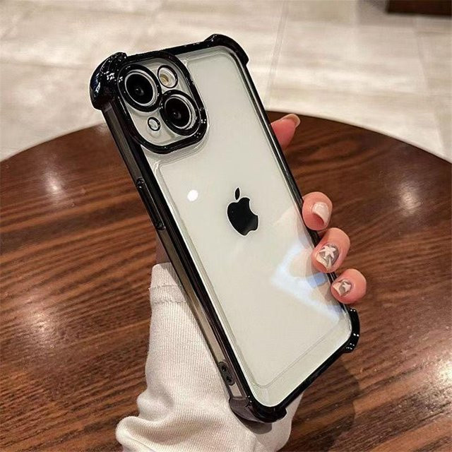 Stoßfeste Handyhülle mit Displayschutzfolie für Samsung Galaxy A73 A33 A23 A13 A03s A32 A22 A12 A02s in Schwarz und Transparent - Bild 1