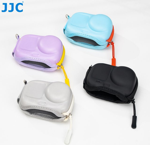 JJC Mini-Tragetasche für DJI Osmo Action 6 5 Pro 4 3 Action-Cameras, Wasserdichte harte Schutztasche für Kamera-Zubehör in Schwarz mit Bodenöffnung - Bild 1