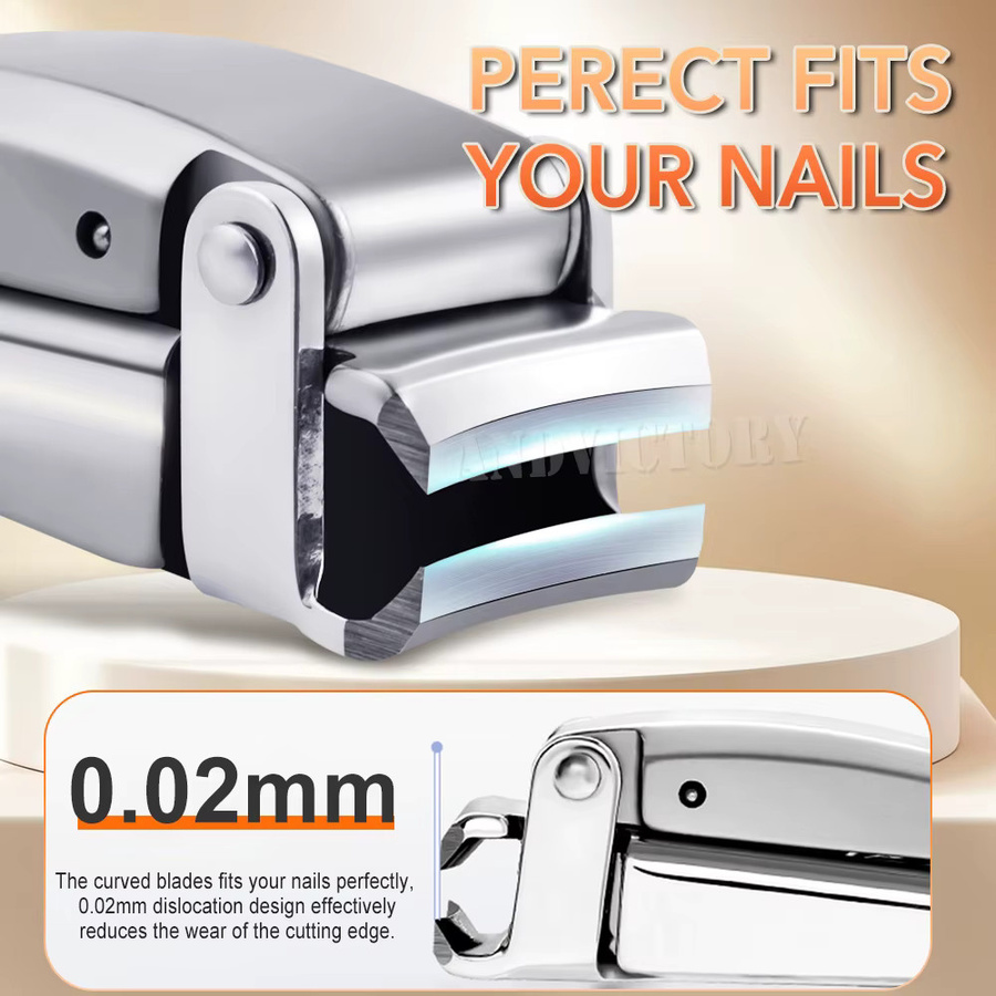 Andvictory Nagelknipser mit Auffangbehälter, Unisex, für Hände und Füße - Bild 3