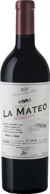 D. Mateos Rotwein Tempranillo Rioja 2022, trocken, 0,75 l - Bild 1