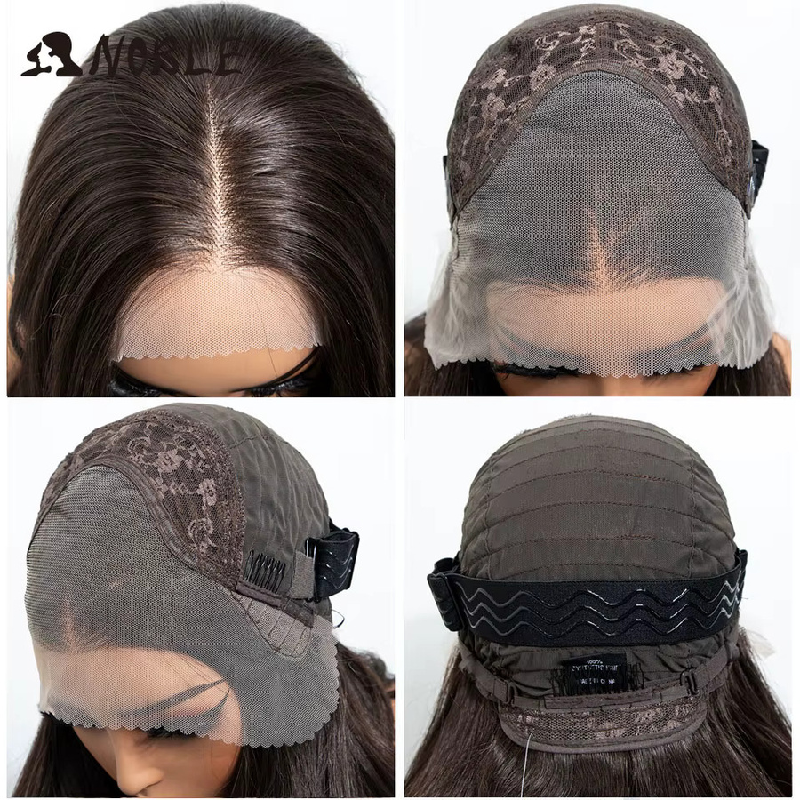 NOBLE Synthetische Lace-Front-Perücke, 30 Zoll, Dunkelbraun, Damen - Bild 5