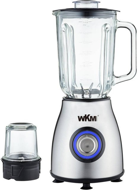 WKM Standmixer SME-600.4G in Silber mit Glasbehälter und Edelstahl ausstattet - Bild 1