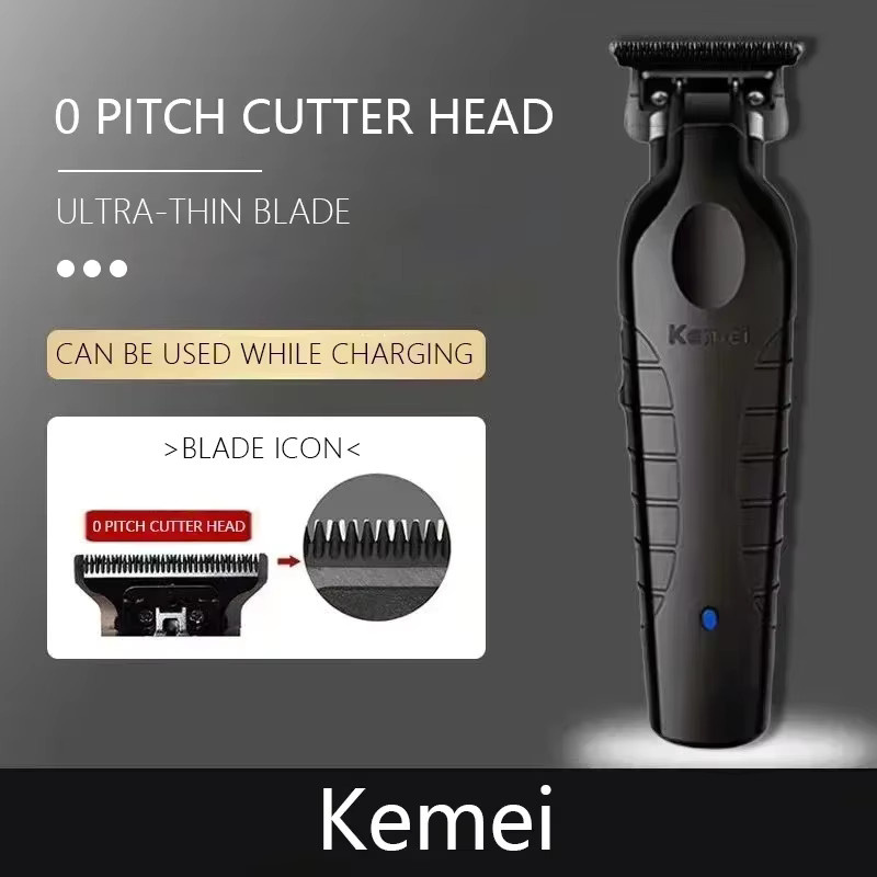 Kemei 2299 Barber Kabelloser Haarschneider und professioneller Konturenschneider in Schwarz - Bild 4