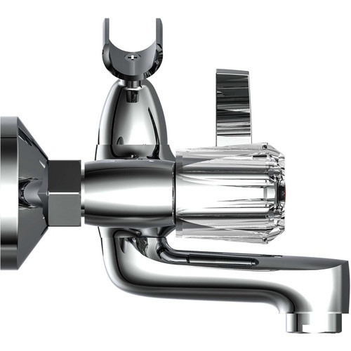 SCHÜTTE Savino Wannenfüllarmatur aus Messing in Chrom Silber - Bild 3