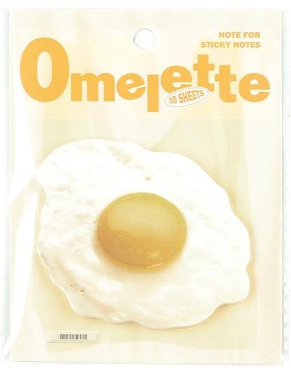 NATAWA Haftnotizen mit Obst, Brot und Gemüse, 30 Stück, Mehrfarbig - Bild 1