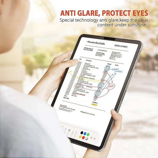 2er-Set Samsung Galaxy Tab S7 S7 FE Plus Lite Displayschutzfolie mit Schreib- und Zeichenfunktion, Anti-Glare Matt, Transparent - Bild 1