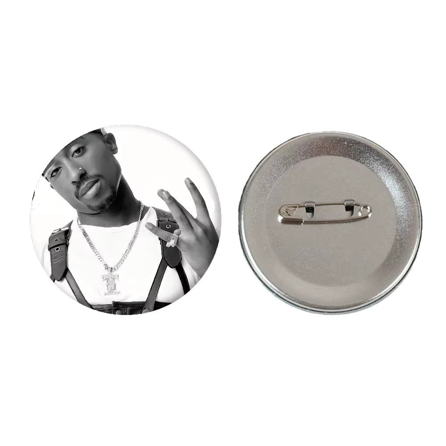 Ansteckbutton Tupac Amaru Shakur, Metall, Kinder - Bild 4