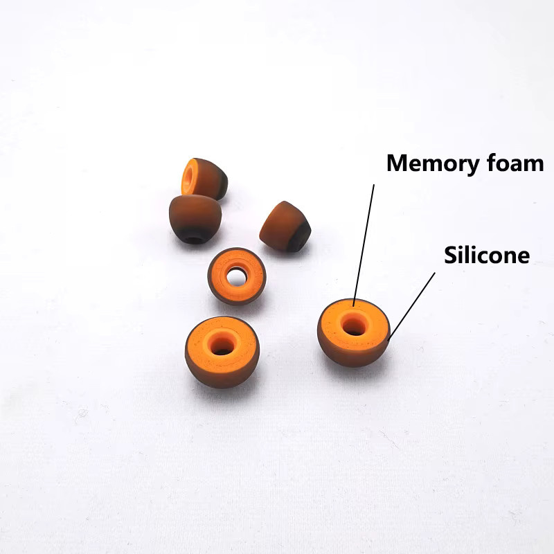 Trig Rain Memory Foam In-Ear Kopfhörer Eartips aus Silikon in Orange - Bild 2