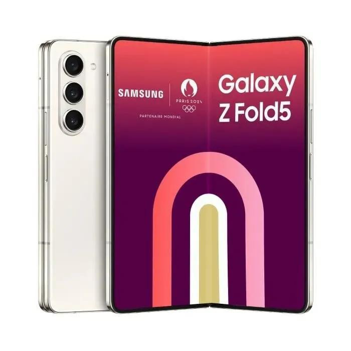 Samsung Galaxy Z Fold5 5G Dual-SIM faltbares Android-Smartphone mit 256 GB Speicher in Weiß - Bild 3