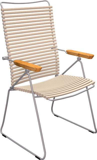 HOUE Click Position Stuhl in Beige aus Stahl und Kunststoff - Bild 1