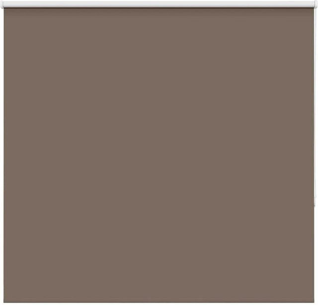 vidaXL Verdunkelungsrollo aus Polyester in Kaffeebraun, B: 145 cm, H: 150 cm - Bild 1