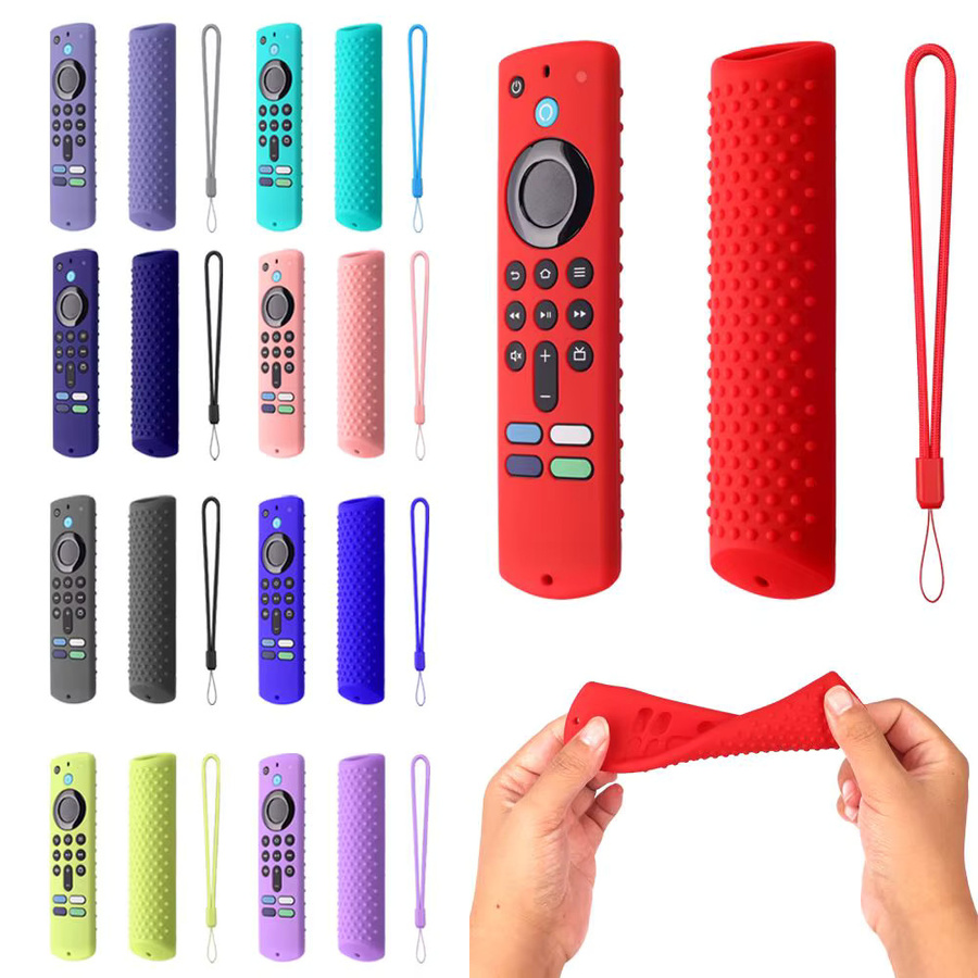 Silikon Schutzhülle für Amazon Fire TV Stick Fernbedienung 3. Generation in Blau - Bild 3