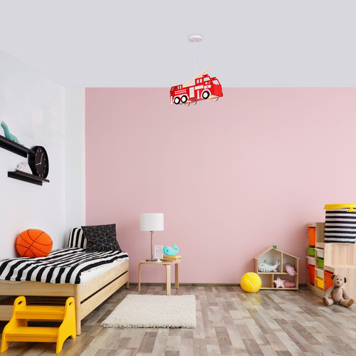 Globo Pendelleuchte KITA für Kinderzimmer, E27, Multicolor-farbig, Kunststoff - Bild 2