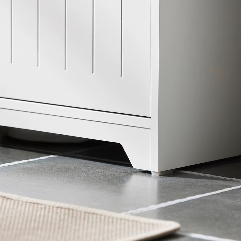SoBuy Waschbeckenunterschrank BZR108-II-W für das Badezimmer mit 2 Türen, Weiß, B/T/H: 60 x 30 x 60 cm - Bild 3