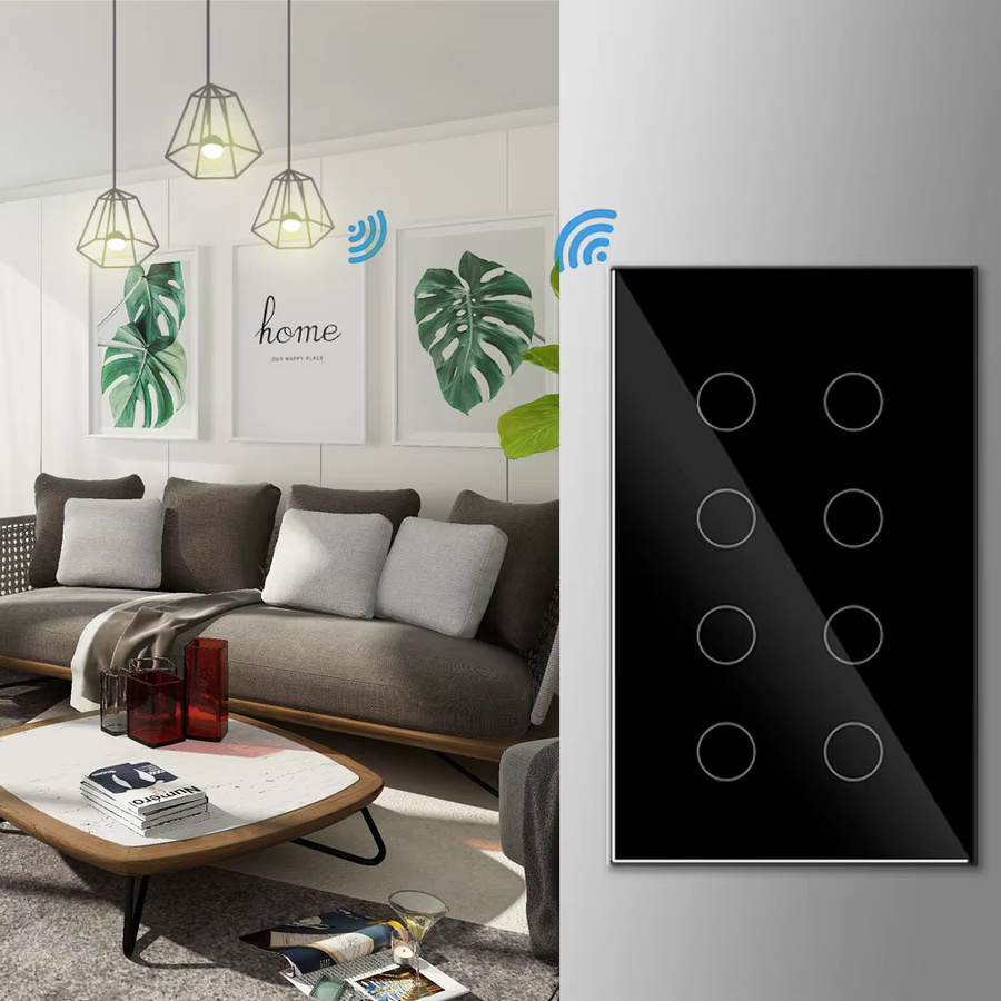 Tuya WLAN Smart Touch Lichtschalter mit Glaspanel in Weiß, kompatibel mit Alexa und Google Home - Bild 3