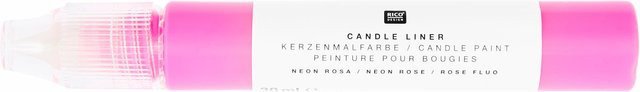 Rico Design Candle Liner Kerzenmalfarbe Neonrosa 30ml - Bild 1