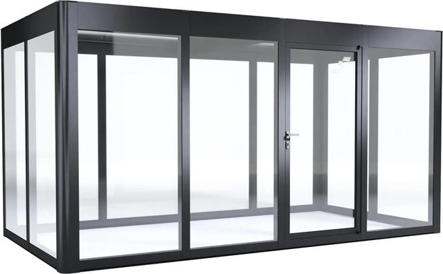 SunElements Gewächshaus SunGarden Infinity 4.2 Anthrazit-Metallic Grau B/H/T: 443 x 229 x 233 cm - Bild 1