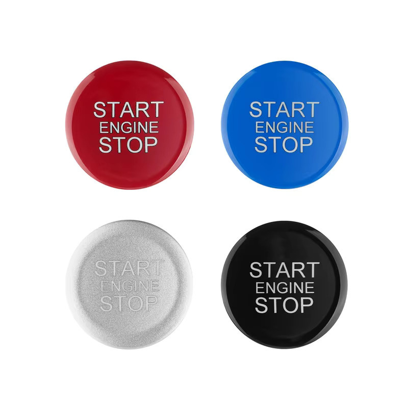 Start-Stopp-Knopf Abdeckung für Alfa Romeo Giulia und Stelvio 2017-2019, Zubehör für den Innenraum, Multicolor - Bild 2