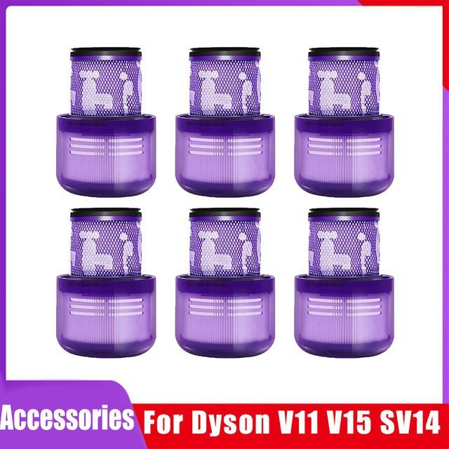 Waschbarer HEPA-Nachfilter für Dyson V15 V11 SV14 kabellose Stielstaubsauger in Purple - Bild 1