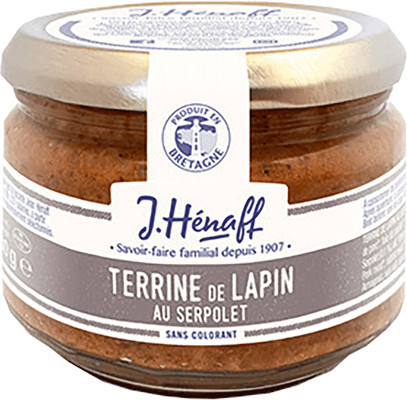 Hénaff Terrine vom Kaninchen mit Feldthymian 180 g - Bild 1