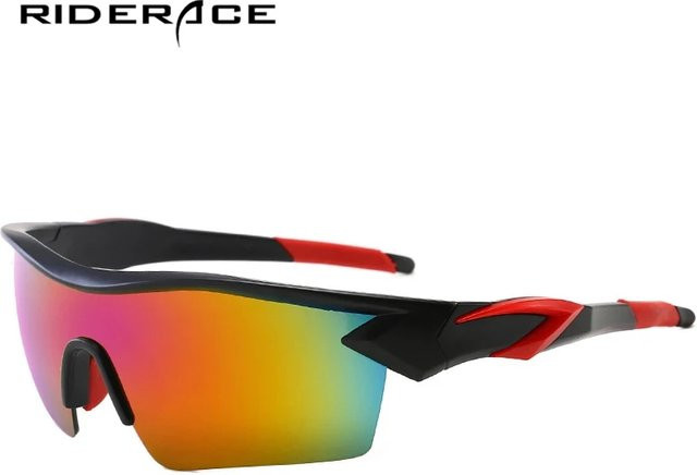 Rider ace Sportsonnenbrille, Vollrand, Kunststoff, yellow black - Bild 1