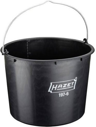 Hazet Baueimer aus Kunststoff, Schwarz, 20 l - Bild 1