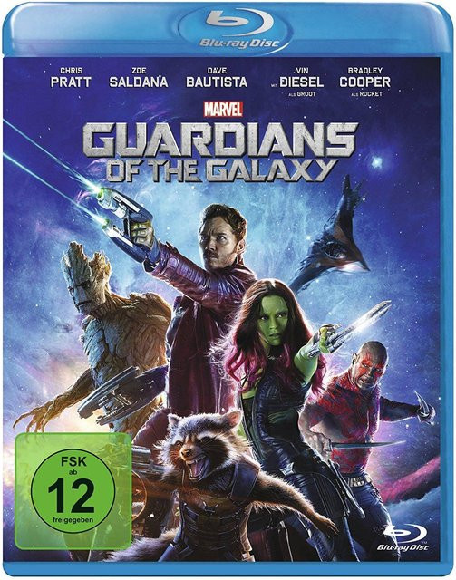 Guardians of the Galaxy Blu-ray Science-Fiction Abenteuer Film mit Chris Pratt und Zoe Saldana - Bild 1