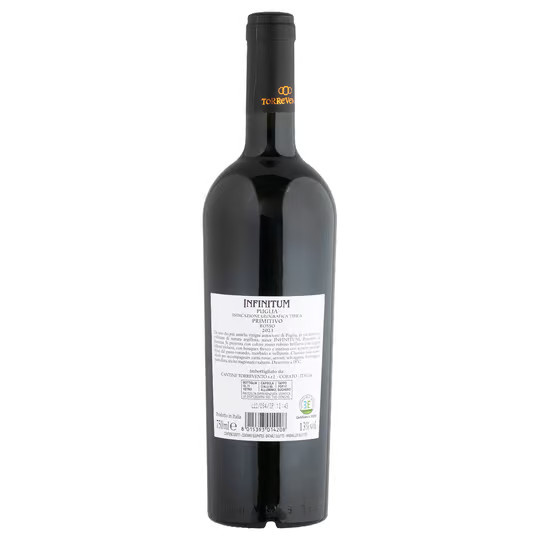 Torrevinto, Primitivo di Puglia IGT Infinitum, Primitivo, lieblich, 2021, Rotwein, 0,75 l - Bild 2