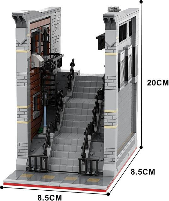 Gobricks Amüsante Zirkus Joker Treppen Bausteine Set ab 14 Jahren - Bild 1