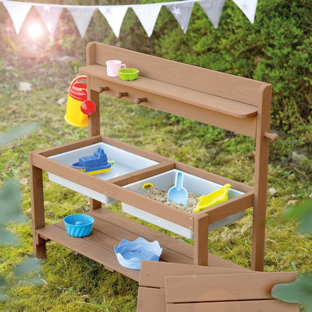 Roba Outdoor Kinderküche FUN in Natur mit Spielwanne - Bild 1