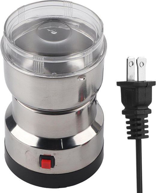 Elektrische Kaffeemühle von CosyHome in Grau für Bohnen, Nüsse und Gewürze - Bild 1