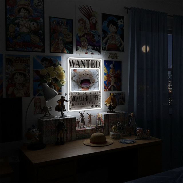 Bandai One Piece Anime Acryl Neon LED Lampe in Multicolour für dein Zuhause - Bild 1